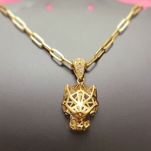 Panther Pendant Only in 18K Solid Gold